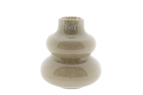 DutZ VASE SKRZYSZOW S | H16 D14 cm | Taupe | mundgeblasenes Glas von Dutz Collection