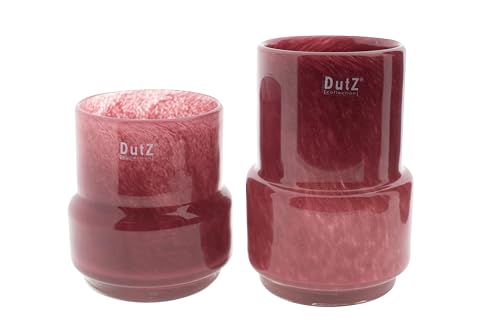 DutZ Vase Maartje Rasberry | mundgeblasenes Glas | versch. Grössen (H 22 cm D 12 cm) von Dutz Collection