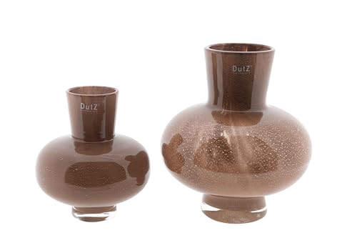 DutZ Vase Modest | Terracotta | mundegelasenes Glas | versch. Grössen (H 20 cm D 18 cm) von Dutz