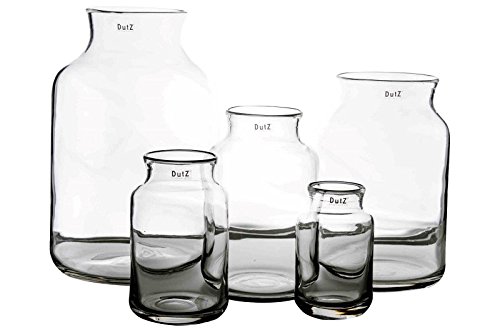 DutZ Vase NOVA, clear (H30 D19) von Dutz