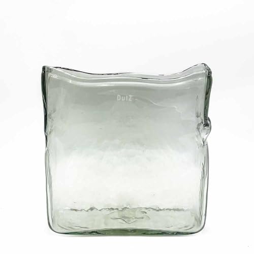 Dutz Vase Glas rechteckig - klar, Höhe 25 cm, Breite 25x8 cm von Dutz