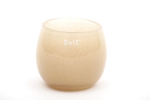glasvase beige | beige Glas vase | vase beige | übertopf beige Übertopf Dutz ... von Dutz