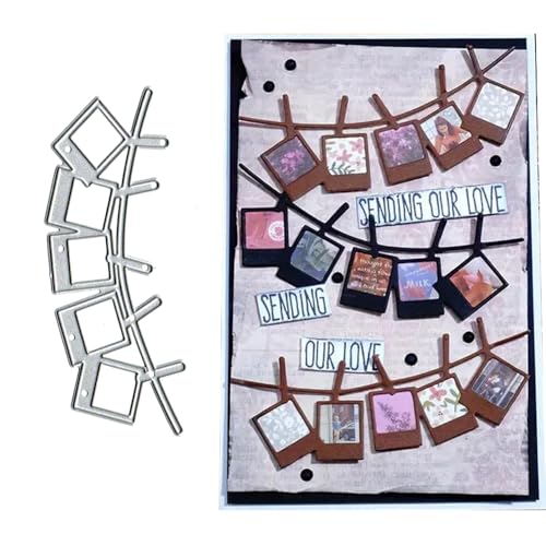 Linien-Bilderrahmen, Metall-Stanzschablone, Linien-Bilderrahmen, Stanzschablonen, Stanzschablonen, DIY, Scrapbooking, Karten, Fotoalbum, Basteln, dekorative Prägepapier-Stanzformen für Alben, Karten Linien-Bilderrahmen, Metall-Stanzschablone, Linien-Bilderrahmen, Stanzschablonen, Stanzschablonen, DIY, Scrapbooking, Karten, Fotoalbum, Basteln, dekorative Prägepapier-Stanzformen für Alben, Karten von DuuFounG