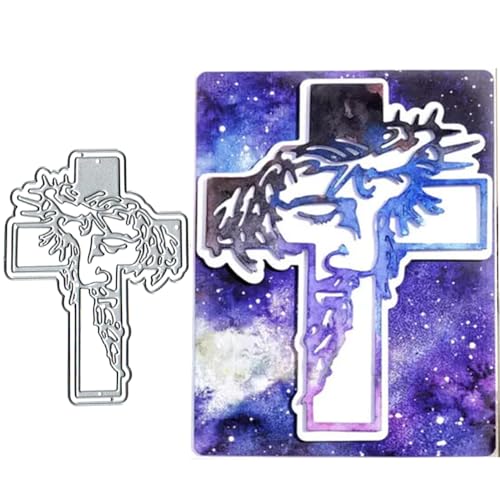 Metall-Stanzschablone mit Jesus-Kreuz-Rahmen, Stanzschablone, Schablonen, DIY, Scrapbooking, Karten, Fotoalbum, Basteln, dekorative Prägepapier-Stanzformen für Alben, Karten, Scrapbooking Metall-Stanzschablone mit Jesus-Kreuz-Rahmen, Stanzschablone, Schablonen, DIY, Scrapbooking, Karten, Fotoalbum, Basteln, dekorative Prägepapier-Stanzformen für Alben, Karten, Scrapbooking von DuuFounG