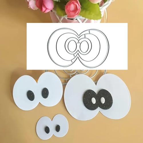 Quirky Eyes Metall-Stanzschablone, Augenrahmen, Stanzschablonen, Stanzschablonen, DIY, Scrapbooking, Karten, Fotoalbum, Handwerk, dekorative Prägepapier-Stanzformen für Alben, Karten, Scrapbooking Quirky Eyes Metall-Stanzschablone, Augenrahmen, Stanzschablonen, Stanzschablonen, DIY, Scrapbooking, Karten, Fotoalbum, Handwerk, dekorative Prägepapier-Stanzformen für Alben, Karten, Scrapbooking von DuuFounG