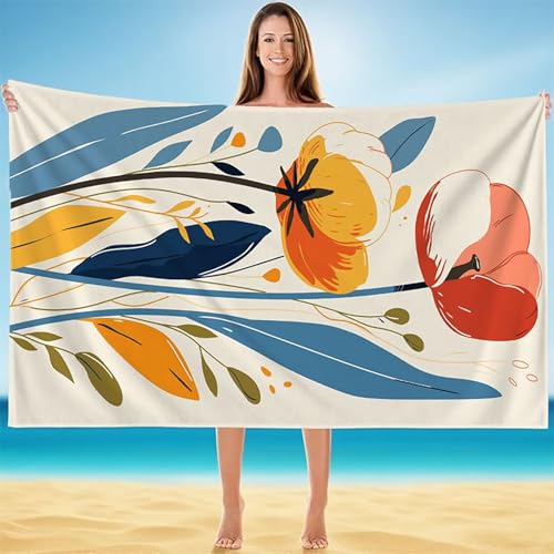 Gelb Strandtuch, Strandtuch XXL 90x160cm, Strandhandtuch Mikrofaser mit Tasche, SaugfäHig und Schnell Trocknende Handtuch, Leichtes Badetuch for Damen, Groß Strandmatte, für Strand, Reise A-6211 Gelb Strandtuch, Strandtuch XXL 90x160cm, Strandhandtuch Mikrofaser mit Tasche, SaugfäHig und Schnell Trocknende Handtuch, Leichtes Badetuch for Damen, Groß Strandmatte, für Strand, Reise A-6211 von Duuanxin