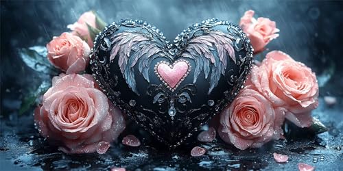 Diamond Painting Blumen Diamond Painting Kinder, Liebe Bastelset Erwachsene, Kreativ Set für Erwachsene, 5D Crystal Art Set, DIY Diamant Kunst Kits für Anfänger, für Home Wall Decor, 25x50cm p-280 Diamond Painting Blumen Diamond Painting Kinder, Liebe Bastelset Erwachsene, Kreativ Set für Erwachsene, 5D Crystal Art Set, DIY Diamant Kunst Kits für Anfänger, für Home Wall Decor, 25x50cm p-280 von Duushuait