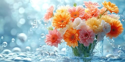 Diamond Painting Blumen Diamond Painting Kinder, Wasserperlen Bastelset Erwachsene, Kreativ Set für Erwachsene, 5D Crystal Art Set, DIY Diamant Kunst Kits für Anfänger, für Home Decor, 90x180cm p-340 Diamond Painting Blumen Diamond Painting Kinder, Wasserperlen Bastelset Erwachsene, Kreativ Set für Erwachsene, 5D Crystal Art Set, DIY Diamant Kunst Kits für Anfänger, für Home Decor, 90x180cm p-340 von Duushuait