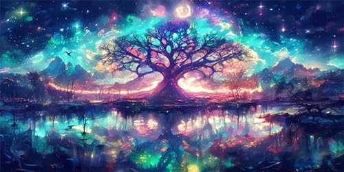 Diamond Painting Der Baum des Lebens Diamond Painting Kinder, Wald Bastelset Erwachsene, Kreativ Set für Erwachsene, 5D Crystal Art Set, DIY Diamant Kunst Kits, für Home Decor, 90x180cm p-682 Diamond Painting Der Baum des Lebens Diamond Painting Kinder, Wald Bastelset Erwachsene, Kreativ Set für Erwachsene, 5D Crystal Art Set, DIY Diamant Kunst Kits, für Home Decor, 90x180cm p-682 von Duushuait