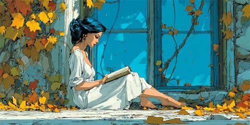 Frauen Diamond Painting Erwachsene, Herbst Diamond Painting Set für Kinder, Crystal Art für Anfänger, DIY Diamant Kunst Mosaikherstellung, Diamant Kunst Erwachsene Groß XXL, Wand Deko, 60x120cm p-604 von Duushuait