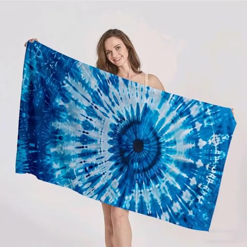 Strandtuch XXL 100x200cm Mikrofaser Handtuch Stranddecke Sandfrei Kompaktes und Schnelltrocknendes Microfaser Handtücher Blau Mandala Sommer Reisehandtuch Strandhandtuch Groß für den Strand p-323 Strandtuch XXL 100x200cm Mikrofaser Handtuch Stranddecke Sandfrei Kompaktes und Schnelltrocknendes Microfaser Handtücher Blau Mandala Sommer Reisehandtuch Strandhandtuch Groß für den Strand p-323 von Duushuait