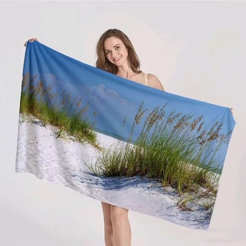 Strandtuch XXL 100x200cm Mikrofaser Handtuch Stranddecke Sandfrei Kompaktes und Schnelltrocknendes Microfaser Handtücher Schilf Landschaft Sommer Reisehandtuch Strandhandtuch Groß für den Strand p-345 Strandtuch XXL 100x200cm Mikrofaser Handtuch Stranddecke Sandfrei Kompaktes und Schnelltrocknendes Microfaser Handtücher Schilf Landschaft Sommer Reisehandtuch Strandhandtuch Groß für den Strand p-345 von Duushuait