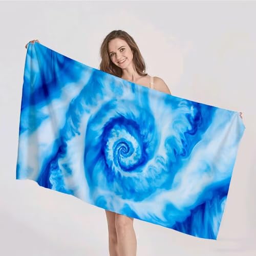 Strandtuch XXL 100x200cm Mikrofaser Handtuch Stranddecke Sandfrei Kompaktes und Schnelltrocknendes Microfaser Handtücher Traum Blau Sommer Reisehandtuch Strandhandtuch Groß für den Strand p-376 Strandtuch XXL 100x200cm Mikrofaser Handtuch Stranddecke Sandfrei Kompaktes und Schnelltrocknendes Microfaser Handtücher Traum Blau Sommer Reisehandtuch Strandhandtuch Groß für den Strand p-376 von Duushuait