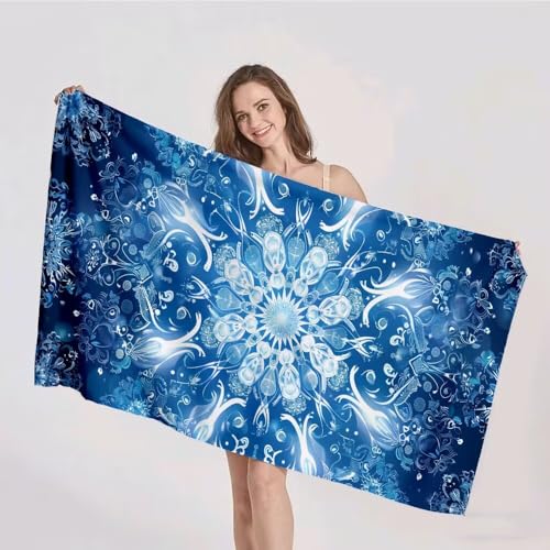 Strandtuch XXL 100x200cm Mikrofaser Handtuch Stranddecke Sandfrei Kompaktes und Schnelltrocknendes Microfaser Handtücher Traum Mandala Sommer Reisehandtuch Strandhandtuch Groß für den Strand p-378 Strandtuch XXL 100x200cm Mikrofaser Handtuch Stranddecke Sandfrei Kompaktes und Schnelltrocknendes Microfaser Handtücher Traum Mandala Sommer Reisehandtuch Strandhandtuch Groß für den Strand p-378 von Duushuait