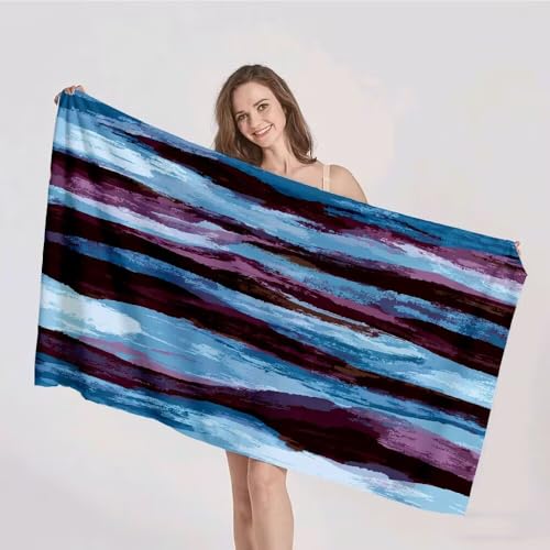 Strandtuch XXL 60x120cm Mikrofaser Handtuch Stranddecke Sandfrei Kompaktes und Schnelltrocknendes Microfaser Handtücher Blau Braun Sommer Reisehandtuch Strandhandtuch Groß für den Strand p-321 Strandtuch XXL 60x120cm Mikrofaser Handtuch Stranddecke Sandfrei Kompaktes und Schnelltrocknendes Microfaser Handtücher Blau Braun Sommer Reisehandtuch Strandhandtuch Groß für den Strand p-321 von Duushuait