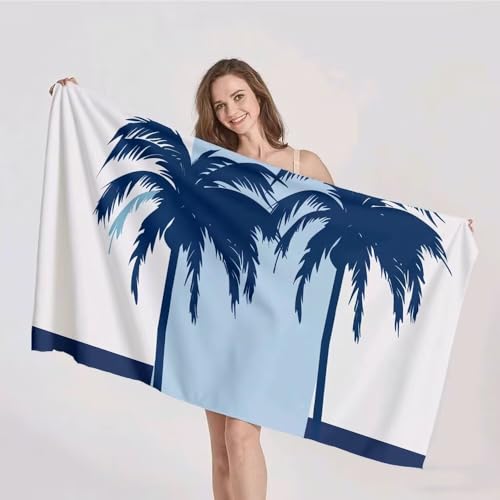 Strandtuch XXL 60x120cm Mikrofaser Handtuch Stranddecke Sandfrei Kompaktes und Schnelltrocknendes Microfaser Handtücher Blau Kokosnussbaum Sommer Reisehandtuch Strandhandtuch Groß für den Strand p-340 Strandtuch XXL 60x120cm Mikrofaser Handtuch Stranddecke Sandfrei Kompaktes und Schnelltrocknendes Microfaser Handtücher Blau Kokosnussbaum Sommer Reisehandtuch Strandhandtuch Groß für den Strand p-340 von Duushuait