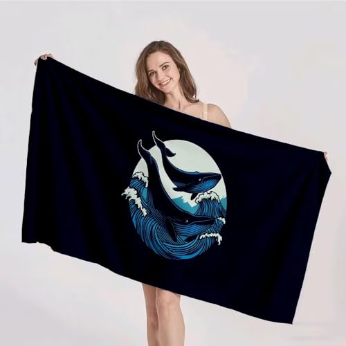 Strandtuch XXL 60x120cm Mikrofaser Handtuch Stranddecke Sandfrei Kompaktes und Schnelltrocknendes Microfaser Handtücher Comics Wal Sommer Reisehandtuch Strandhandtuch Groß für den Strand p-367 Strandtuch XXL 60x120cm Mikrofaser Handtuch Stranddecke Sandfrei Kompaktes und Schnelltrocknendes Microfaser Handtücher Comics Wal Sommer Reisehandtuch Strandhandtuch Groß für den Strand p-367 von Duushuait