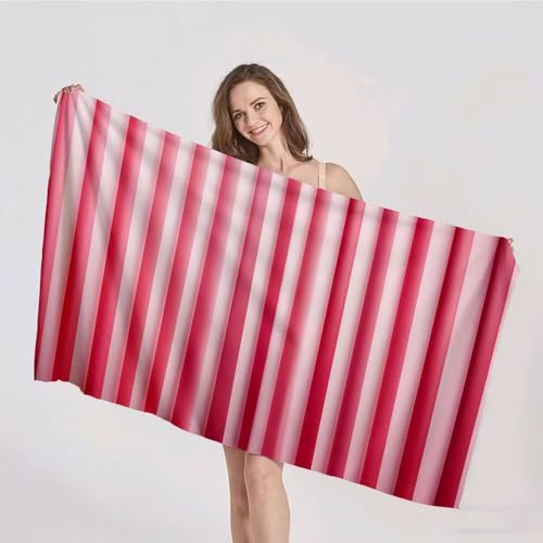 Strandtuch XXL 60x120cm Mikrofaser Handtuch Stranddecke Sandfrei Kompaktes und Schnelltrocknendes Microfaser Handtücher Rot Linie Sommer Reisehandtuch Strandhandtuch Groß für den Strand, Outdoor p-198 Strandtuch XXL 60x120cm Mikrofaser Handtuch Stranddecke Sandfrei Kompaktes und Schnelltrocknendes Microfaser Handtücher Rot Linie Sommer Reisehandtuch Strandhandtuch Groß für den Strand, Outdoor p-198 von Duushuait