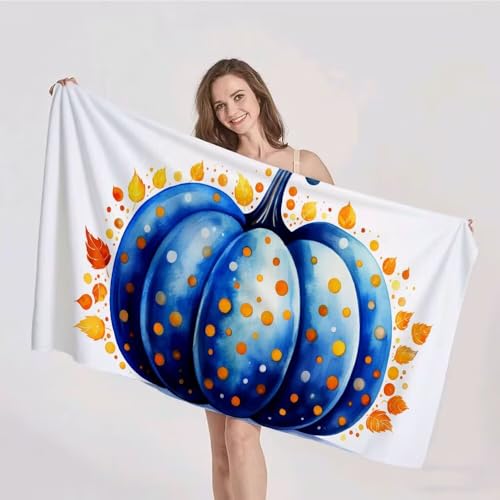 Strandtuch XXL 75x150cm Mikrofaser Handtuch Stranddecke Sandfrei Kompaktes und Schnelltrocknendes Microfaser Handtücher Blau Kürbis Sommer Reisehandtuch Strandhandtuch Groß für den Strand p-325 Strandtuch XXL 75x150cm Mikrofaser Handtuch Stranddecke Sandfrei Kompaktes und Schnelltrocknendes Microfaser Handtücher Blau Kürbis Sommer Reisehandtuch Strandhandtuch Groß für den Strand p-325 von Duushuait