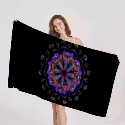Strandtuch XXL 75x150cm Mikrofaser Handtuch Stranddecke Sandfrei Kompaktes und Schnelltrocknendes Microfaser Handtücher Mandala Farbe Sommer Reisehandtuch Strandhandtuch Groß für den Strand p-364 Strandtuch XXL 75x150cm Mikrofaser Handtuch Stranddecke Sandfrei Kompaktes und Schnelltrocknendes Microfaser Handtücher Mandala Farbe Sommer Reisehandtuch Strandhandtuch Groß für den Strand p-364 von Duushuait