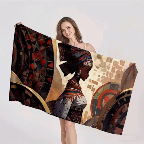 Strandtuch XXL 90x180cm Mikrofaser Handtuch Stranddecke Sandfrei Kompaktes und Schnelltrocknendes Microfaser Handtücher Schönheit Afrika Sommer Reisehandtuch Strandhandtuch Groß für den Strand p-371 Strandtuch XXL 90x180cm Mikrofaser Handtuch Stranddecke Sandfrei Kompaktes und Schnelltrocknendes Microfaser Handtücher Schönheit Afrika Sommer Reisehandtuch Strandhandtuch Groß für den Strand p-371 von Duushuait