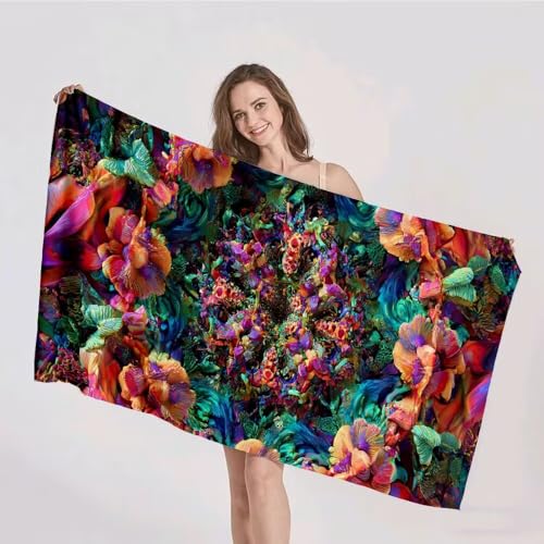 Strandtuch XXL 90x180cm Mikrofaser Handtuch Stranddecke Sandfrei Kompaktes und Schnelltrocknendes Microfaser Handtücher Traum Mandala Sommer Reisehandtuch Strandhandtuch Groß für den Strand p-377 Strandtuch XXL 90x180cm Mikrofaser Handtuch Stranddecke Sandfrei Kompaktes und Schnelltrocknendes Microfaser Handtücher Traum Mandala Sommer Reisehandtuch Strandhandtuch Groß für den Strand p-377 von Duushuait