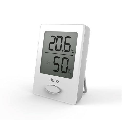 DUUX dxhm01 Innenraum Temperature & Humidity Sensor freistehend – Sensor Temperatur- und Feuchtigkeitssensor (CR2032, Lithium, 3 V, 45 mm, 16 mm, 58 mm) von Duux
