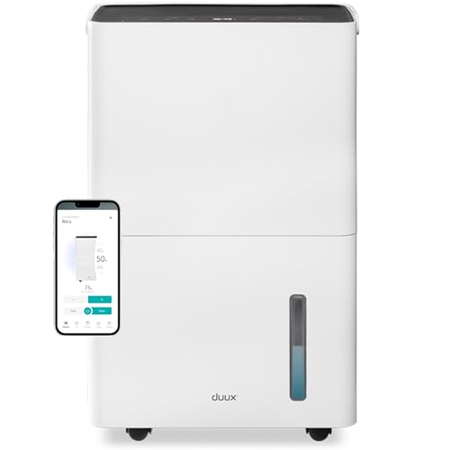 Duux Bora Smart Luftentfeuchter - 20L/24h - Raumentfeuchter für jeden Raum bis 40 m² - Steuerbar mit App - Luftentfeuchter Keller mit Wäschetrocknungsmodus Duux Bora Smart Luftentfeuchter - 20L/24h - Raumentfeuchter für jeden Raum bis 40 m² - Steuerbar mit App - Luftentfeuchter Keller mit Wäschetrocknungsmodus von Duux