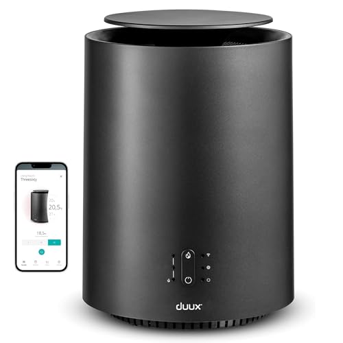 Duux Threesixty 2 Smart Keramik Heizlüfter Leise - 360° Elektrische Heizung Mit 1800 Watt & 3 Leistungsstufen Elektroheizung - Heizlüfter Energiesparend Mit Intelligenter Steuerung - Heizgerät grau Duux Threesixty 2 Smart Keramik Heizlüfter Leise - 360° Elektrische Heizung Mit 1800 Watt & 3 Leistungsstufen Elektroheizung - Heizlüfter Energiesparend Mit Intelligenter Steuerung - Heizgerät grau von Duux