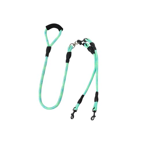 Duvcoywae Doppelter Hundegurt - Einfach Doppel Hundegeschirr Leine | Tier Sicherheitsausrüstung Ergonomischer Griff 360 Grad Drehfunktion für Kleine Mittelgroße Große Hunderassen Wanderungen Camping Duvcoywae Doppelter Hundegurt - Einfach Doppel Hundegeschirr Leine | Tier Sicherheitsausrüstung Ergonomischer Griff 360 Grad Drehfunktion für Kleine Mittelgroße Große Hunderassen Wanderungen Camping von Duvcoywae