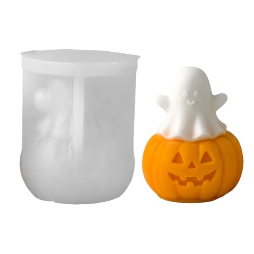 Duvcoywae Halloween Silikonform,Halloween Geist Mit Kürbis Epoxy Harz Gießform - Antihaft Handwerkform Für Schokolade Muffins Dessert Kerzen Seifen Resin Kunst Duvcoywae Halloween Silikonform,Halloween Geist Mit Kürbis Epoxy Harz Gießform - Antihaft Handwerkform Für Schokolade Muffins Dessert Kerzen Seifen Resin Kunst von Duvcoywae