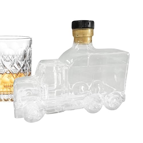 Duvcoywae Spiritus Karaffe | Whiskey Behälter mit Halb LKW - 375ml Champagner Karaffe mit interessantem Stöpsel für Zuhause Küche Bar Brunch Hosting Parties Geburtstag Duvcoywae Spiritus Karaffe | Whiskey Behälter mit Halb LKW - 375ml Champagner Karaffe mit interessantem Stöpsel für Zuhause Küche Bar Brunch Hosting Parties Geburtstag von Duvcoywae