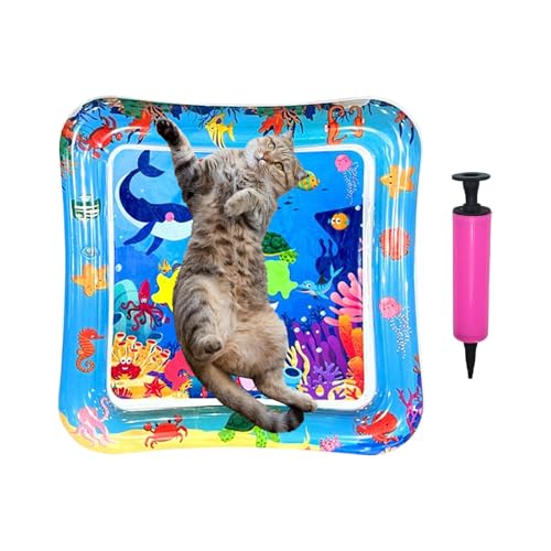 Duvcoywae Wassermatte Für Babys - Kühle Spielunterlage,Faltbare Waschbare Interaktive Sensorikmatte Für Wasserspiel Drinnen Draußen Sommer von Duvcoywae