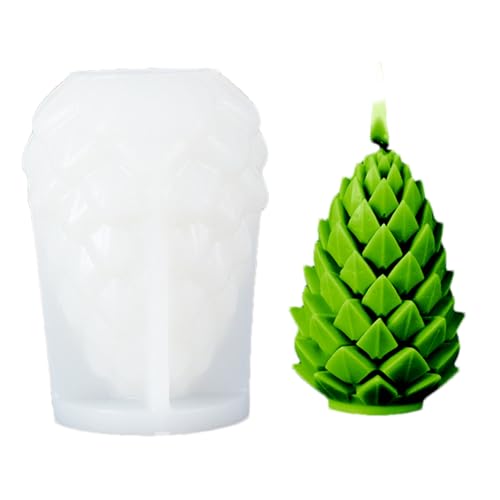 Duvcoywae Weihnachtliche Silikonform | Weihnachts Aromatherapie Kerzen Form | Seife Guss Dekoration Für Halloween Thanksgiving | Zuhause Aromatherapie Indoor Deko von Duvcoywae