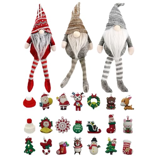 Duvcoywae Weihnachts Countdown Kalender, 2025 Countdown Kalender Mit 24 Wichtel Figuren Für 24 Tage, Wohnzimmer Deko Kinder Tischdekoration Erwachsene Festtag Türdekoration Kamin Duvcoywae Weihnachts Countdown Kalender, 2025 Countdown Kalender Mit 24 Wichtel Figuren Für 24 Tage, Wohnzimmer Deko Kinder Tischdekoration Erwachsene Festtag Türdekoration Kamin von Duvcoywae