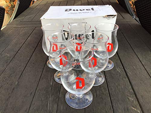 Schachtel mit 6 Glas 330 ml Collection L 'art De dienen NEU von DUVEL