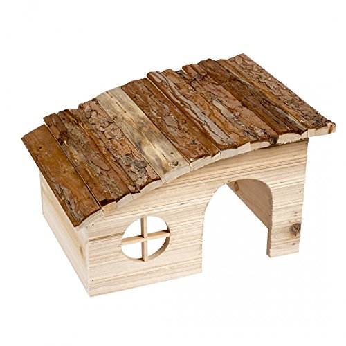 Duvoplus 533-459669 Holzlodge Mit Schrägdach Nagetiere, 840 g von Duvoplus