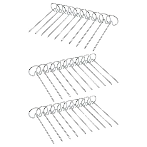 30 Stück Edelstahl Grillspieße Backnadel Vertikal Grillrost für gleichmäßiges Erhitzen Küche Kochen Werkzeug Effizient Edelstahl Spieße Halter 30 Stück Edelstahl Grillspieße Backnadel Vertikal Grillrost für gleichmäßiges Erhitzen Küche Kochen Werkzeug Effizient Edelstahl Spieße Halter von Duyeuau