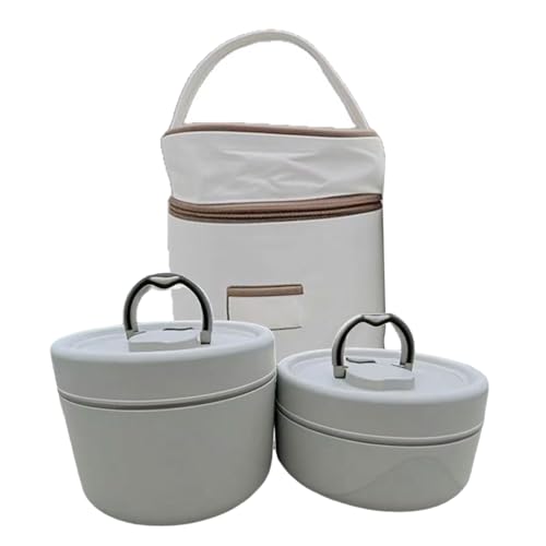 Auslaufsicher Runde Metall Isolierte Lunchbox Set mit Doppelschicht Vakuumbehälter und Komfortgriff für Jugendliche Ergonomischer Griff Lunchbox für Studenten Auslaufsicher Runde Metall Isolierte Lunchbox Set mit Doppelschicht Vakuumbehälter und Komfortgriff für Jugendliche Ergonomischer Griff Lunchbox für Studenten von Duyeuau
