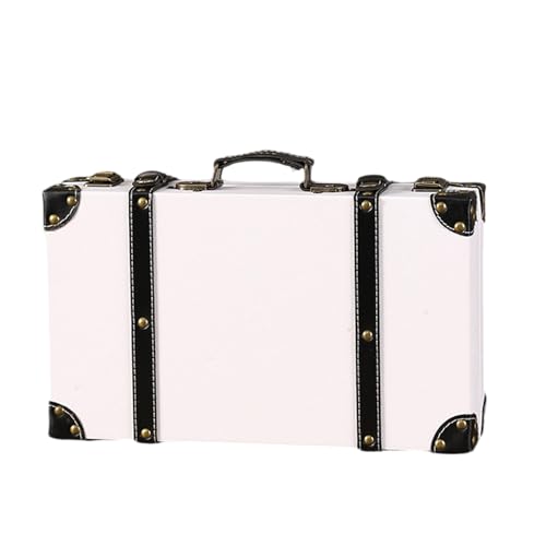 Duyeuau Robuste Leder-Aufbewahrungsbox im Retro-Stil für Schmuck und kleine Gegenstände, mit Handwerkskunst und elegantem Charme, Aufbewahrungskoffer im antiken Stil von Duyeuau
