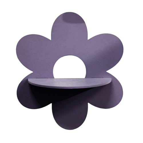 Einzigartiges Wandregal in Bohemian-Blumenform mit elegantem Kristall-Akzent für Schlafzimmer oder Arbeitszimmer von Duyeuau
