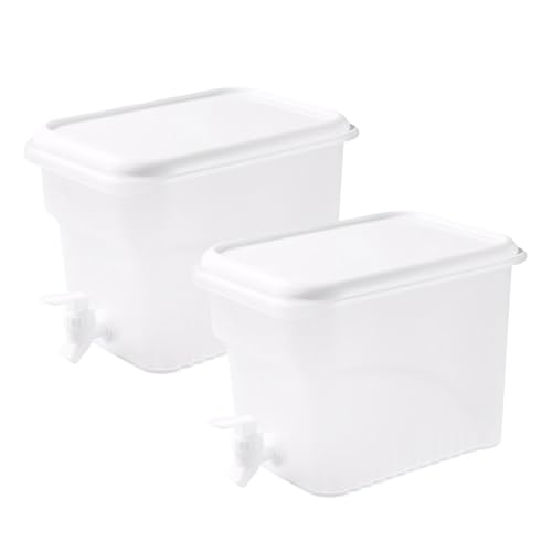 Getränkespender mit Wasserhahn, auslaufsicherer Behälter für kalte Getränke, mit Zapfhahn, große Kapazität, Krug für Kühlschrank, Wasserkrug von Duyeuau