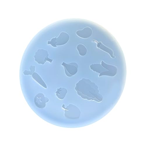 Silikonform für Anfänger, Gemüseform, Charm, für Harz, Karotten, Tomaten, Salat, handgefertigt, Schmuck, Dekoration, Gemüse, Silikonform von Duyeuau