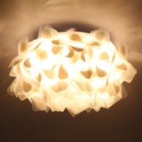 Weiße Wassertropfen Deckenlampe, Schlichte Moderne Deckenbeleuchtung, Wohnzimmer Kinderzimmer Schlafzimmer Ø50cm von DuzyDesigns