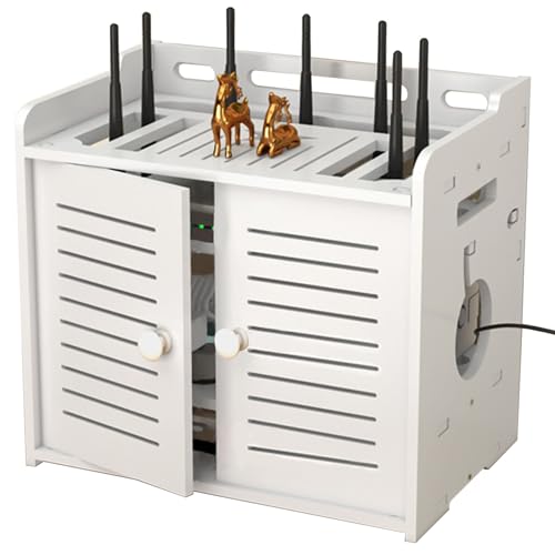 Schrank zum Verstecken von Router und Modem - 3 Schichten WiFi Box Hider Holz Router Aufbewahrungsbox Modem Kabel Router Abdeckung Verstecken Router Multi Layer Router Box Kabel Aufbewahrungsbox für Schrank zum Verstecken von Router und Modem - 3 Schichten WiFi Box Hider Holz Router Aufbewahrungsbox Modem Kabel Router Abdeckung Verstecken Router Multi Layer Router Box Kabel Aufbewahrungsbox für von Dvehdbay
