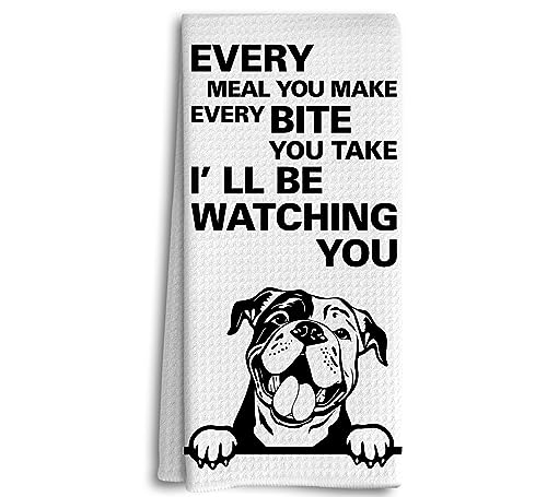 Dwept Lustige Geschirrtücher, jede Mahlzeit, die Sie jeden Biss machen, Geschirrtücher, Hunde-Küchendekoration, dekorative Küchentücher, Geschenke für Hundeliebhaber, kontinentale Bulldogge, Dwept Lustige Geschirrtücher, jede Mahlzeit, die Sie jeden Biss machen, Geschirrtücher, Hunde-Küchendekoration, dekorative Küchentücher, Geschenke für Hundeliebhaber, kontinentale Bulldogge, von Dwept