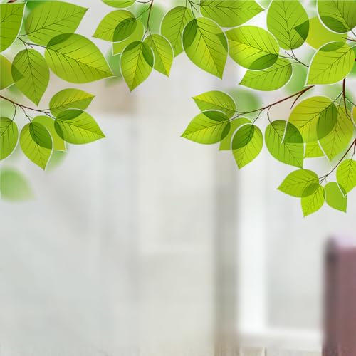Fensterfolie Blattgrün Fensterfolie Blickdicht Milchglasfolie Selbstklebend Fenster Folie Fenster Sichtschutz Sichtschutzfolie Fensterfolien Bad Window Privacy Film 58x60cm/4 Pcs Fensterfolie Blattgrün Fensterfolie Blickdicht Milchglasfolie Selbstklebend Fenster Folie Fenster Sichtschutz Sichtschutzfolie Fensterfolien Bad Window Privacy Film 58x60cm/4 Pcs von Dwetcxo