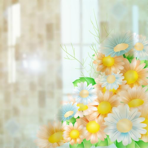 Fensterfolie Blumen Gelb Fensterfolie Blickdicht Milchglasfolie Selbstklebend Fenster Folie Fenster Sichtschutz Sichtschutzfolie Fensterfolien Bad Window Privacy Film 58x60cm/4 Pcs Fensterfolie Blumen Gelb Fensterfolie Blickdicht Milchglasfolie Selbstklebend Fenster Folie Fenster Sichtschutz Sichtschutzfolie Fensterfolien Bad Window Privacy Film 58x60cm/4 Pcs von Dwetcxo