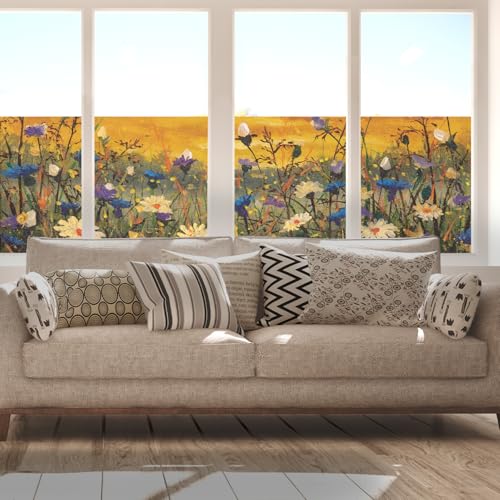 Fensterfolie Gelb Blau Weiß Milchglasfolie Selbstklebend Fenster Sichtschutz Sichtschutzfolie Fenster Selbstklebend Fensterfolie Blickdicht Fensterfolien Bad Window Privacy Film 38x120cm/2 Pcs Fensterfolie Gelb Blau Weiß Milchglasfolie Selbstklebend Fenster Sichtschutz Sichtschutzfolie Fenster Selbstklebend Fensterfolie Blickdicht Fensterfolien Bad Window Privacy Film 38x120cm/2 Pcs von Dwetcxo