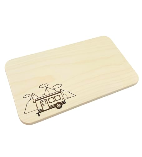 Schneidebrett holz klein Camping - Frühstücksbrettchen Camper mit Gravur – lustiges Geburtstagsgeschenk für Campingfreunde – Deko Wohnmobil Wohnwagen – Frühstücksbrett – Brotzeitbrettchen Schneidebrett holz klein Camping - Frühstücksbrettchen Camper mit Gravur – lustiges Geburtstagsgeschenk für Campingfreunde – Deko Wohnmobil Wohnwagen – Frühstücksbrett – Brotzeitbrettchen von DwieDeko